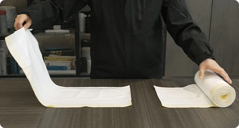 this kind of bag can be packed as extractive packing